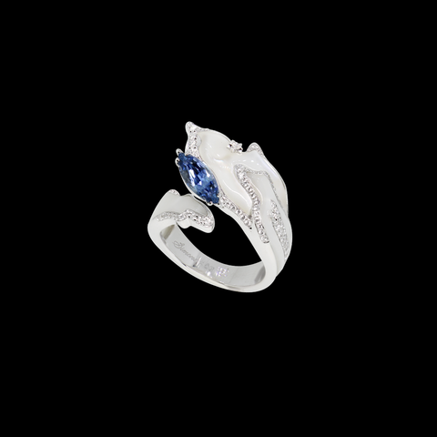Galaxy Ring - Blue Sapphire