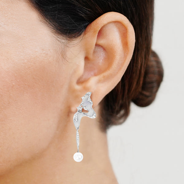 Orion Earrings - Chalcedony